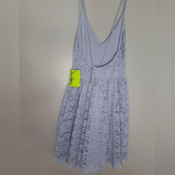 Sam Edelman Eventide Blue Lace Romper Size Large NEW - Picture 9 of 11